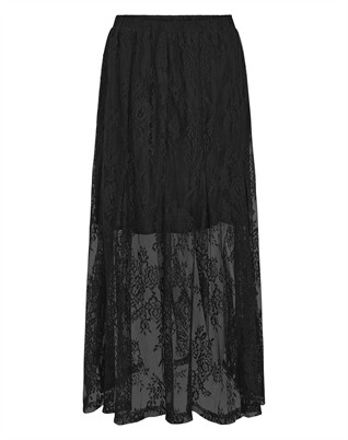 SRLaurel Midi Rock - Black